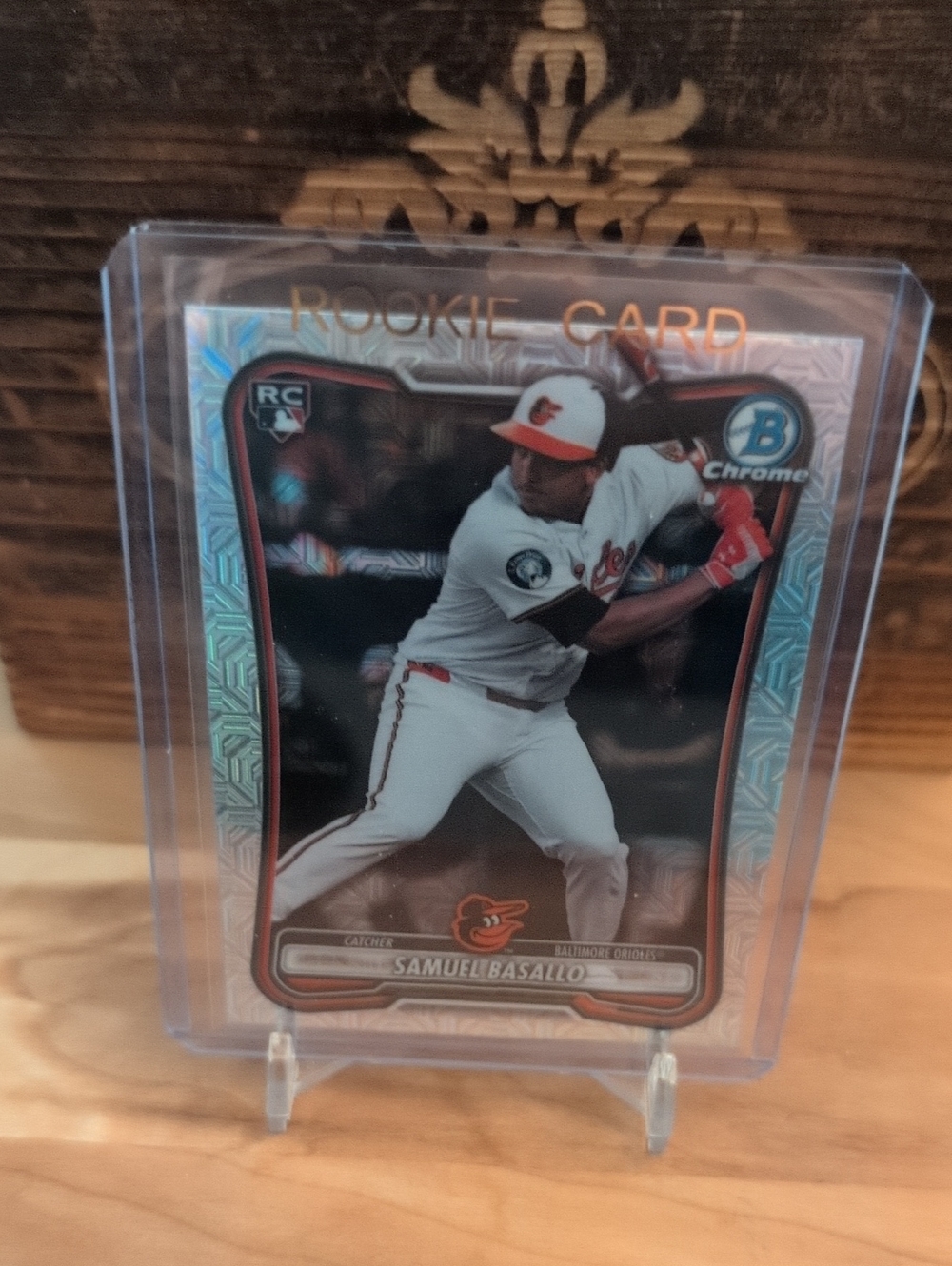 2026 Bowman Chrome Samuel Basallo Rookie Card Mojo Refractor Orioles